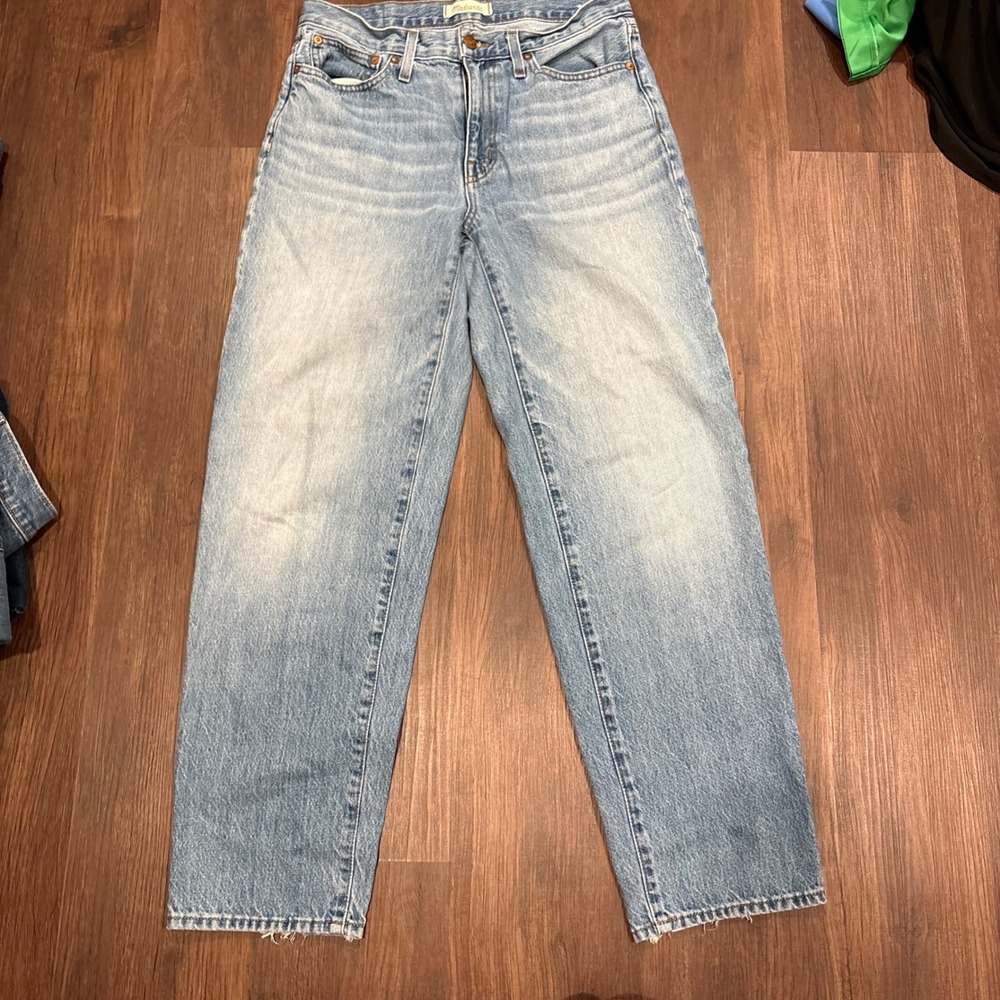 Madewell Slouchy Boyjean Rigid Boyfriend Jeans 26 Normcore Grunge Mid Rise Indie